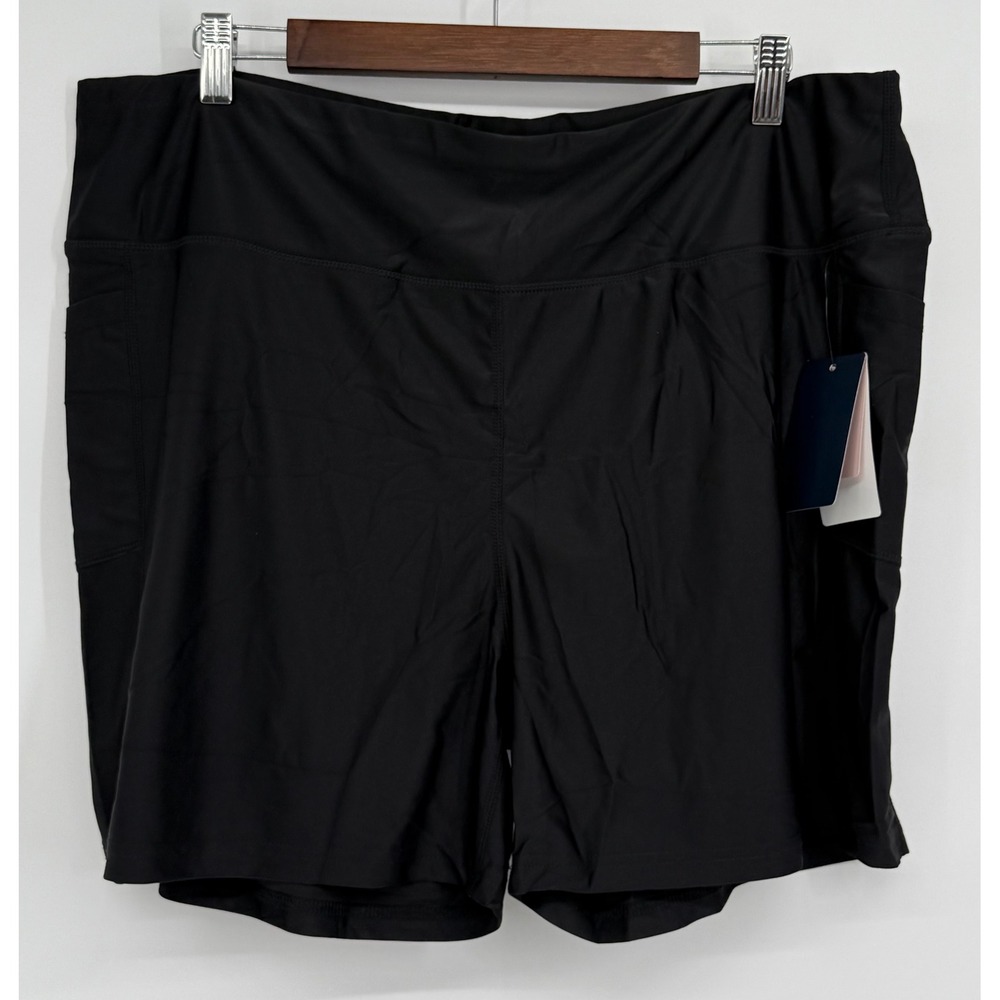 Hodo Sports Mens Black Performance‎ Shorts UPF 50+ Pockets Athletic NEW Sz 3XL
